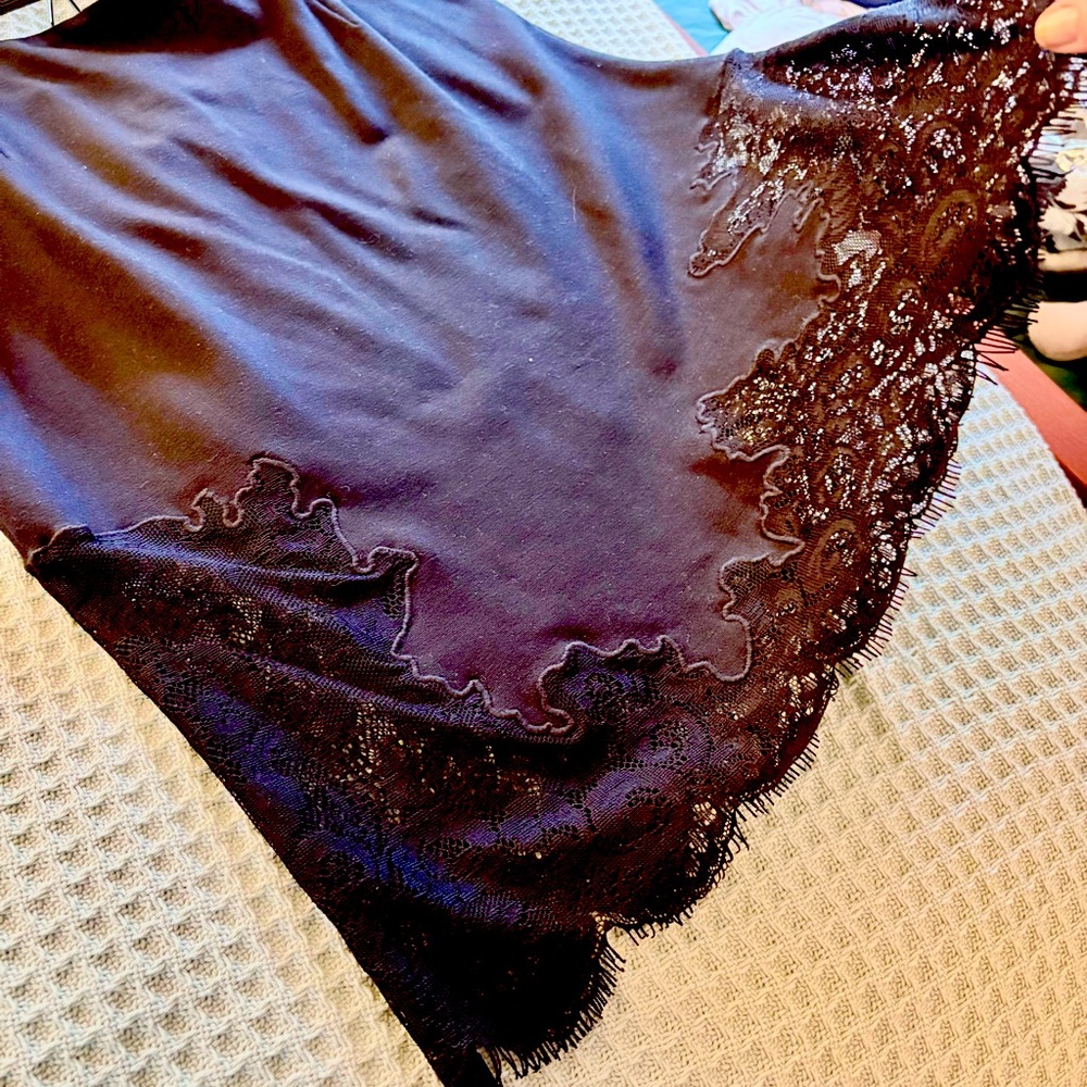 Victoria’s Secret Black Lace “Body by Victoria “ Bodycon Skirt, Sizes 10 & 12